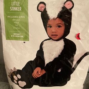Toddler skunk costume